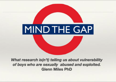 What research is(n’t) telling us about vulnerability of boys who are sexually abused and exploited.